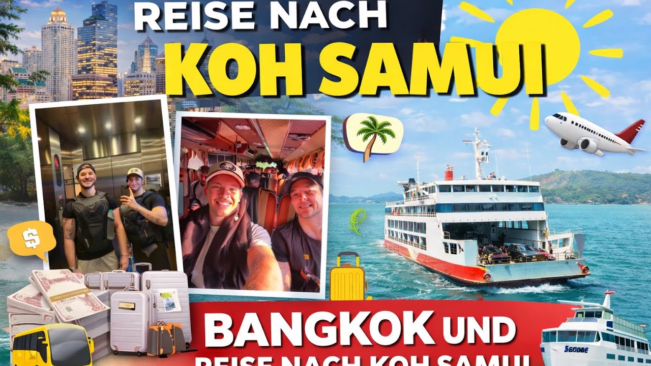 WE GO KOH SAMUI! ☀️🌴Die Reise geht wieder los 🛫THAILAND VLOG #1