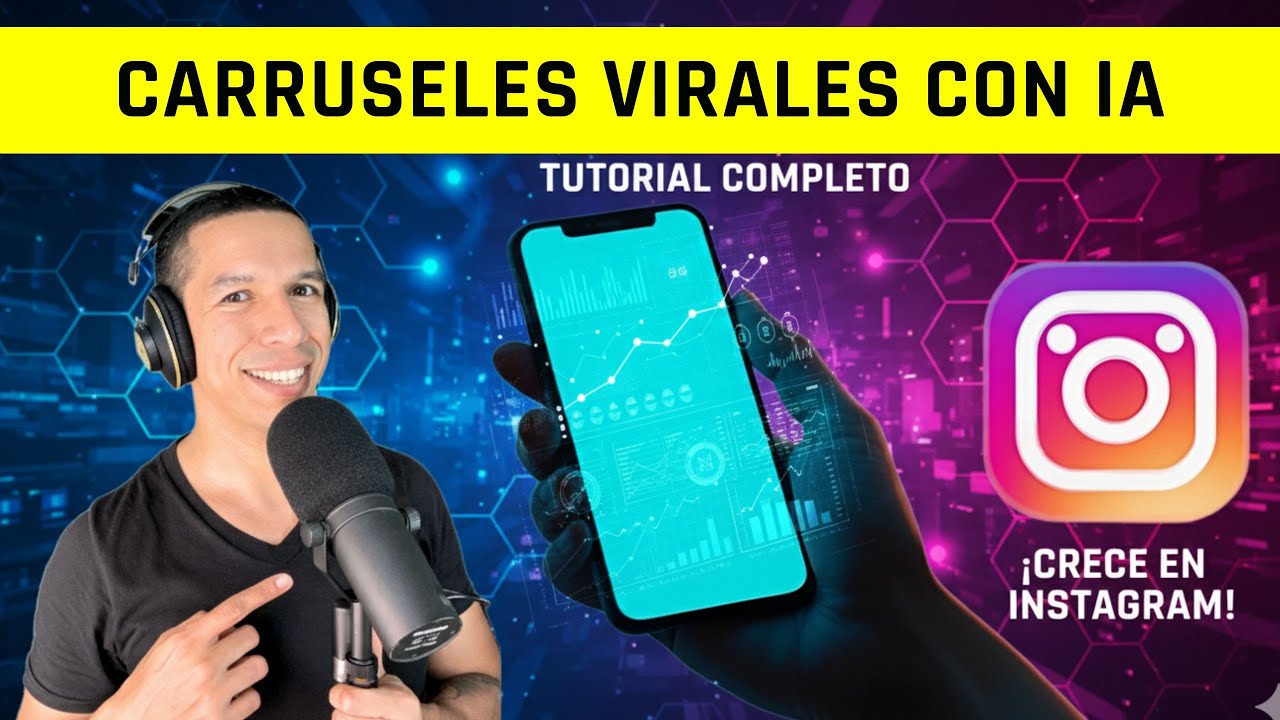 Como crear carruseles virales con IA para Instagram y Tiktok 2025
