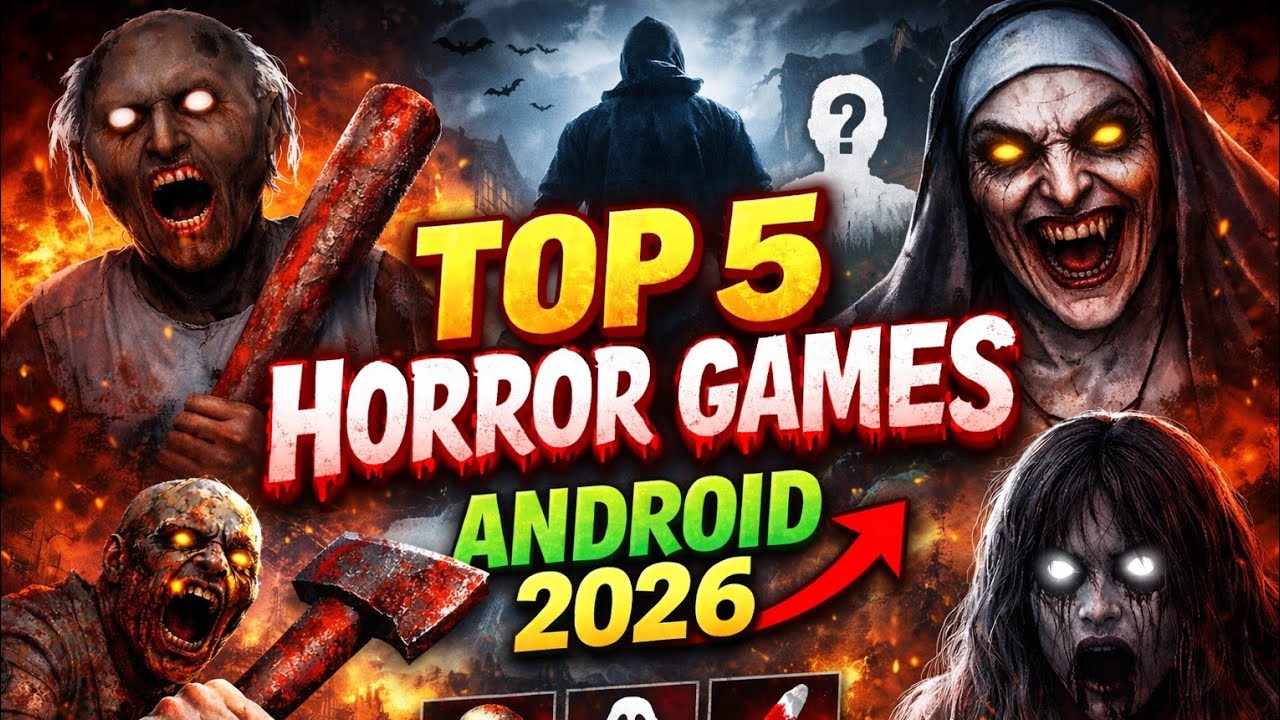 Top 5 Scariest Horror Games for Android/iOS 2026 👻 | Offline & Online