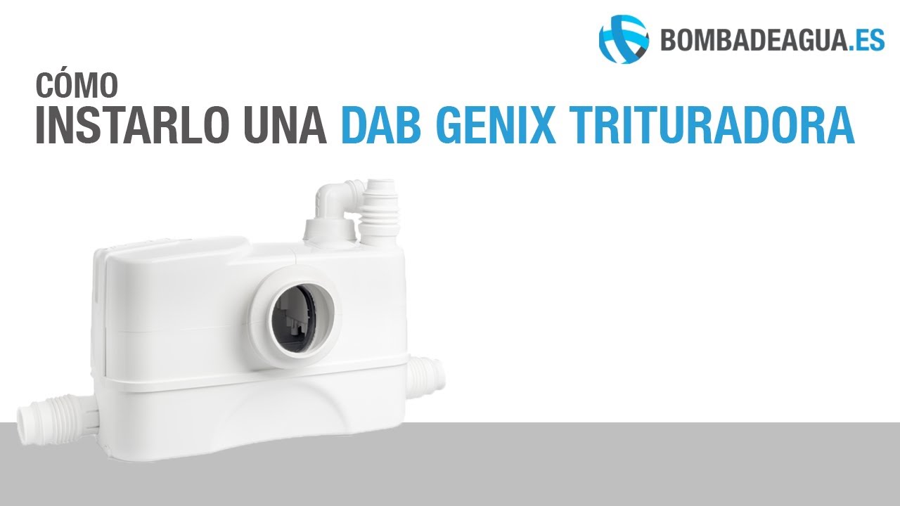 DAB Genix Trituradora: ¿Cómo instalarlo?