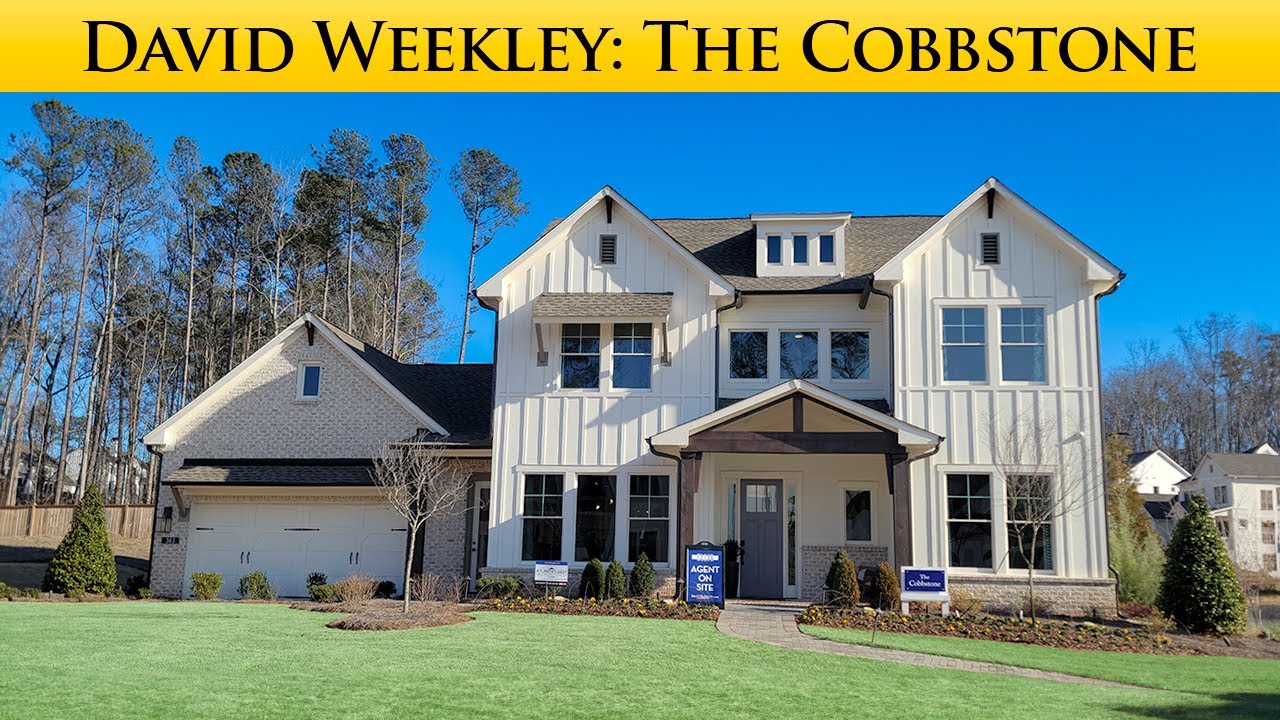 TOUR The Cobbstone & Kilpatrick Plans by David Weekley Homes in Ellis | Marietta GA New Homes