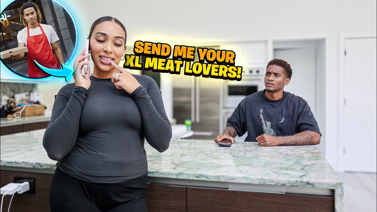Flirting With The Delivery Guy To See My Husband's Reaction!