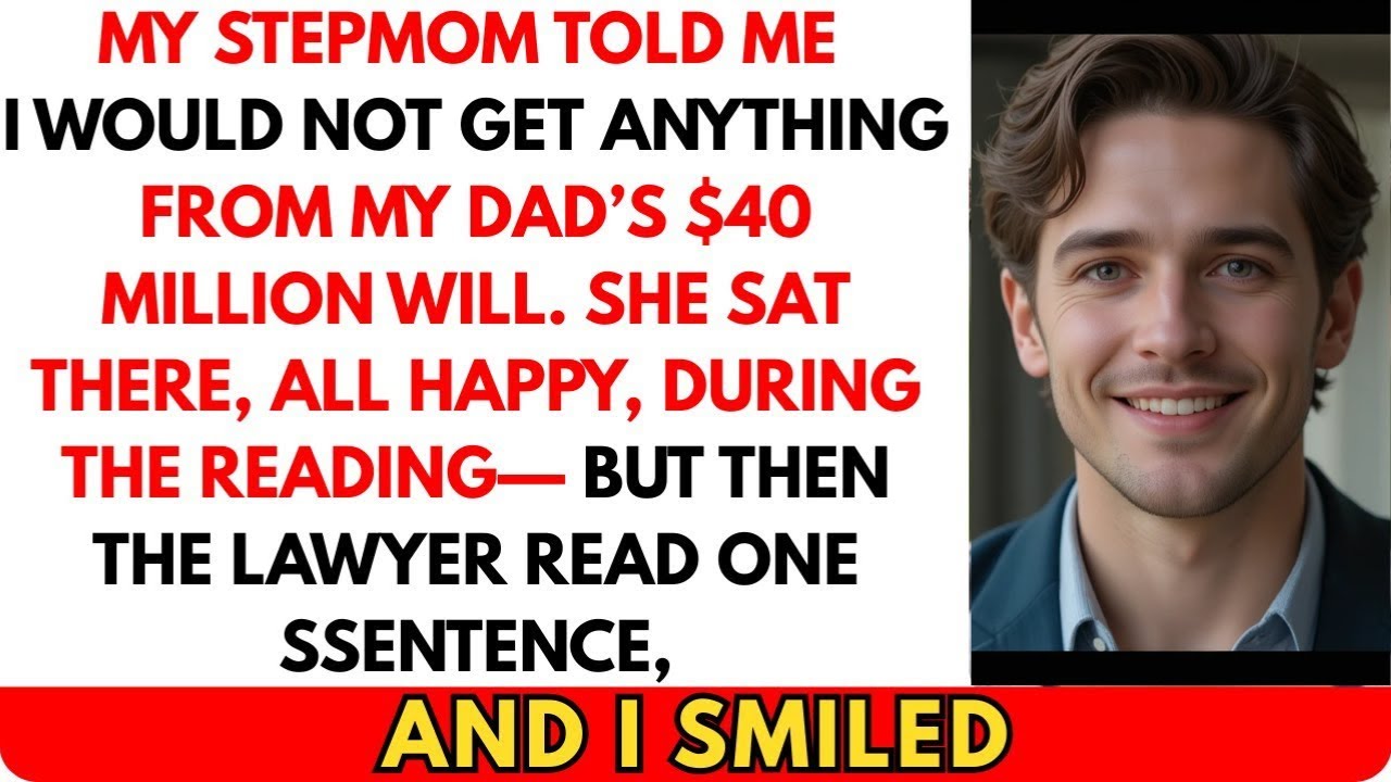 My Stepmom Told Me I’d Get Nothing From Dad’s $28M Will — Then the Lawyer Read a Single Line...