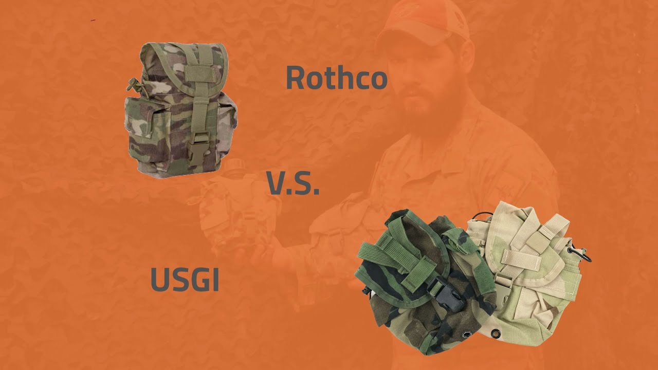Rothco vs USGI Canteen Pouches - How do they stack up?