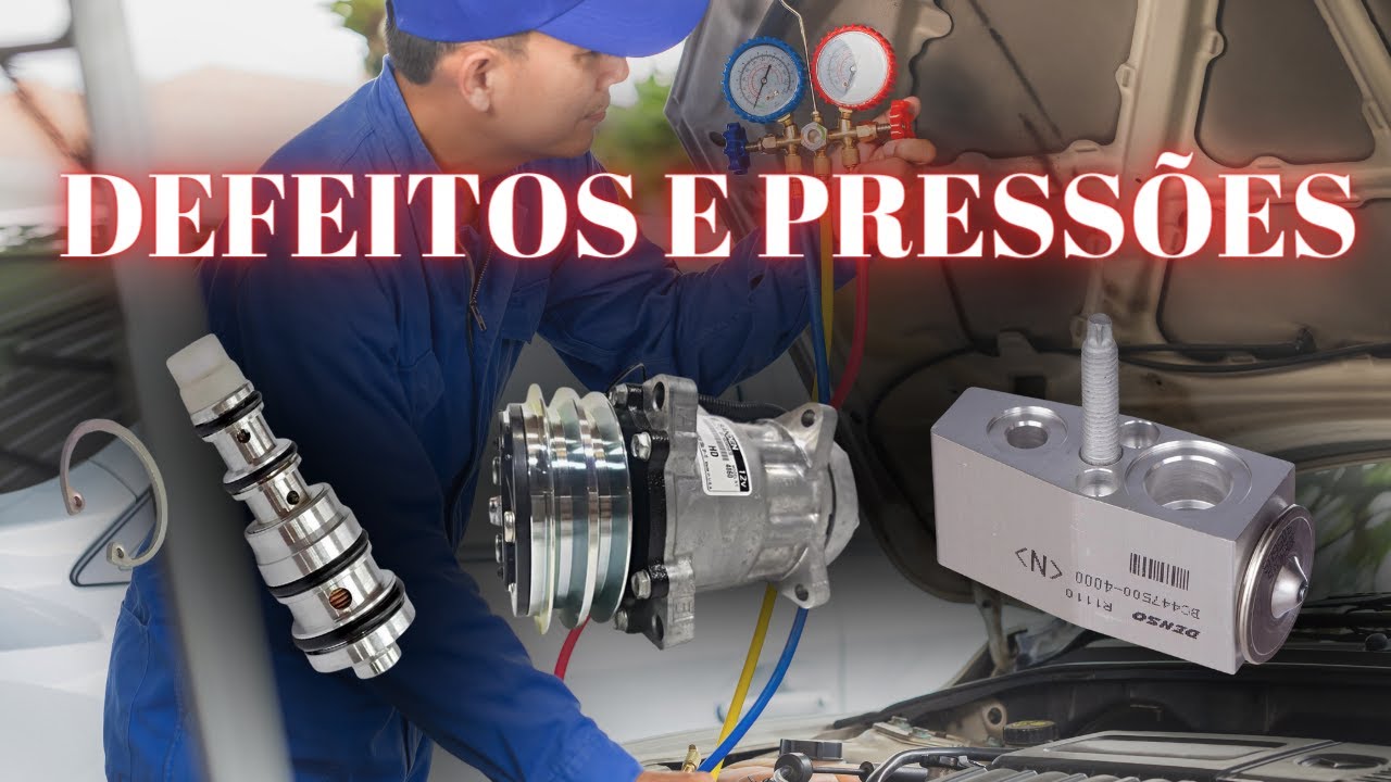 Ar condicionado automotivo /defeitos e pressões