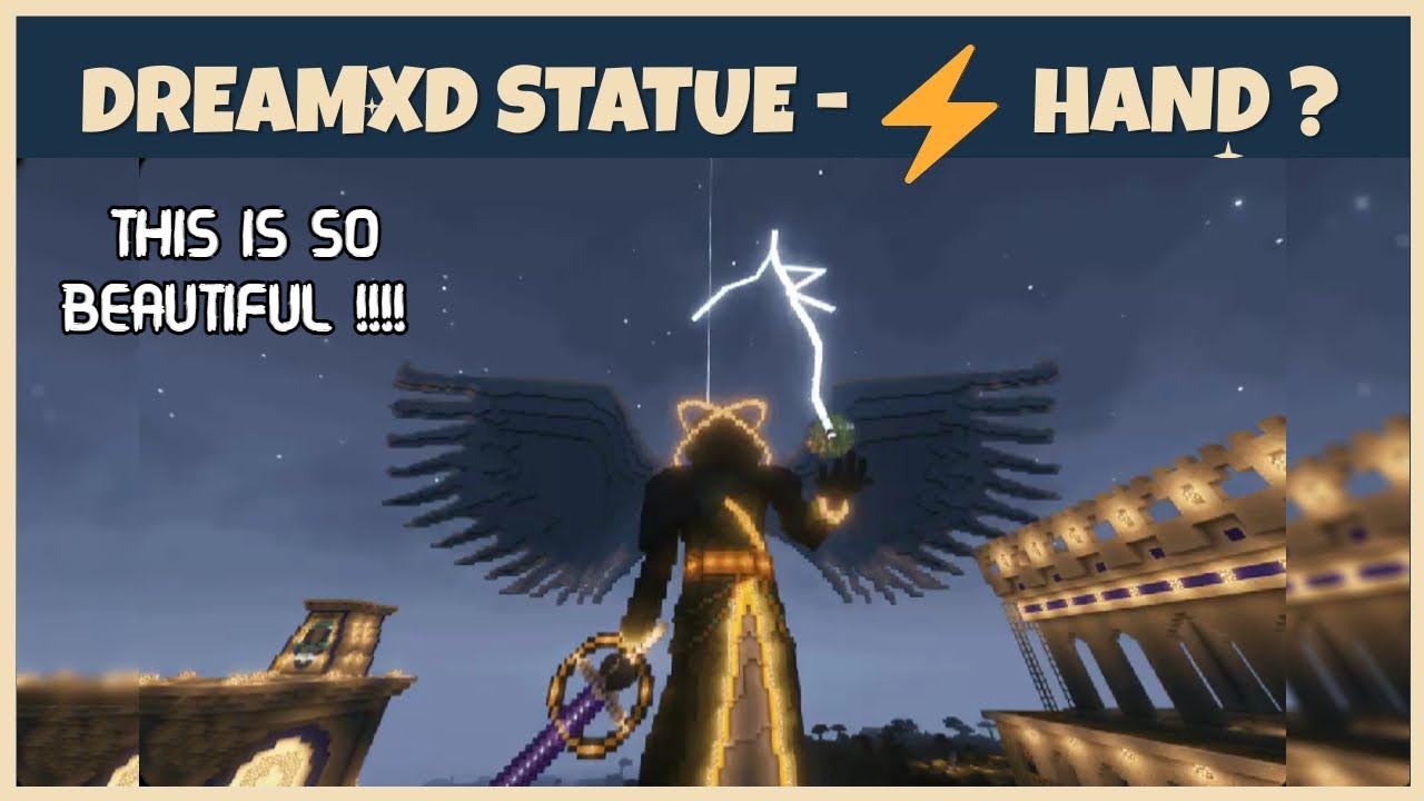 Callahan help Foolish lightning the DreamXD statue hand (DSMP)