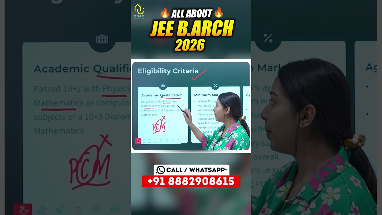 All About JEE B.Arch 2026 🏛️ | Eligibility, Syllabus, Tips | Everything You Need to Know!