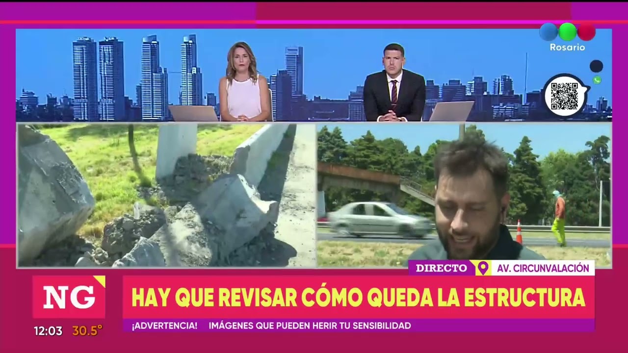 Se cayó el puente, el día después | TELEFE ROSARIO