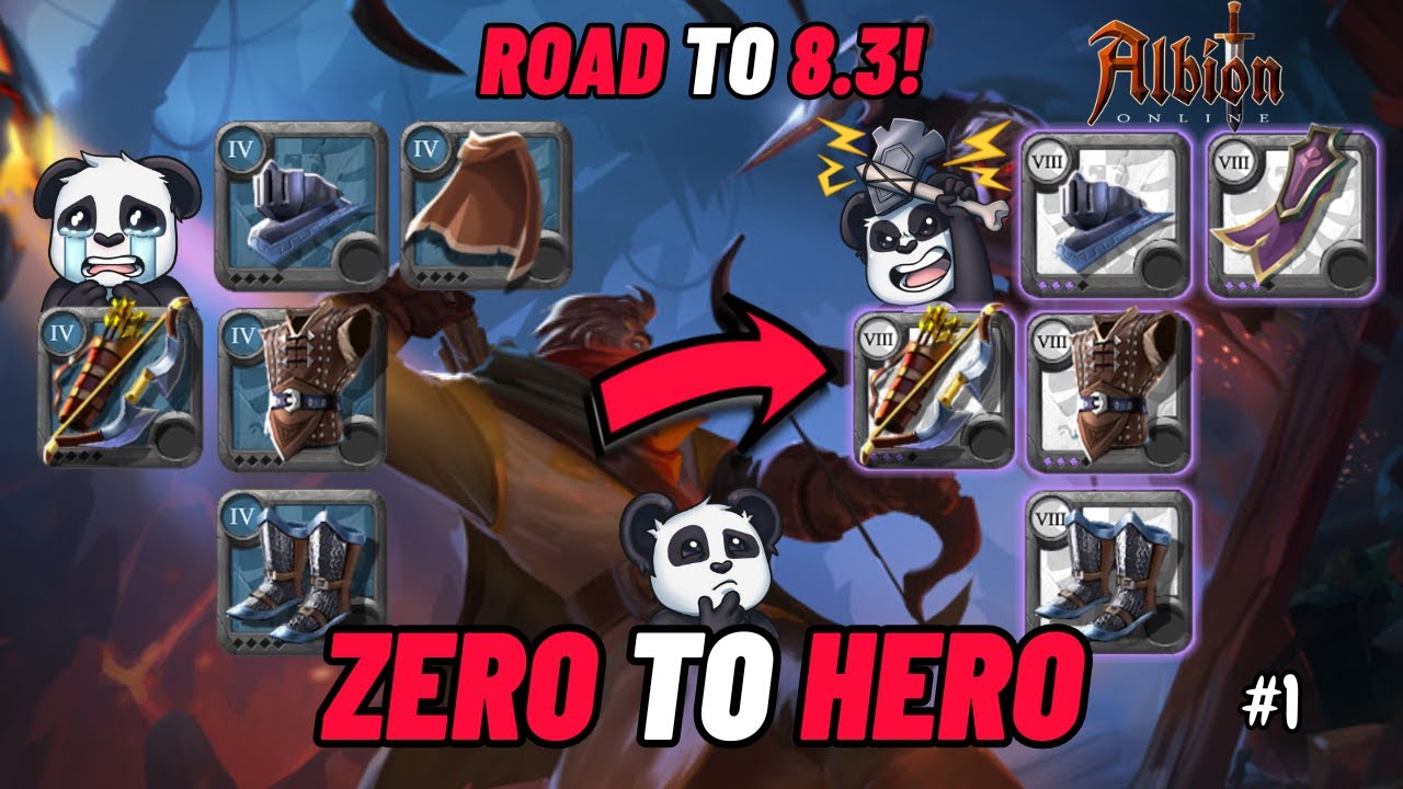 Zero to Hero Warbow 4.0 do 8.3? Cz.1 - Albion Online