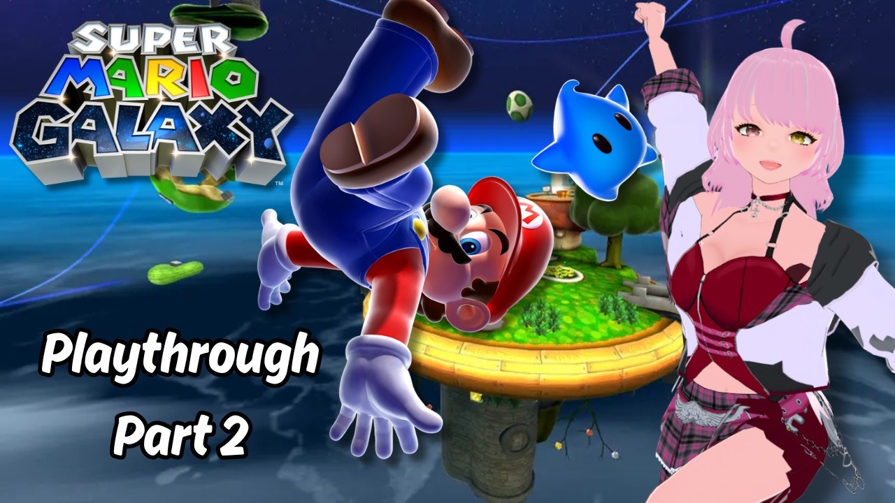 Super Mario Galaxy (LIVE PLAYTHROUGH) #gaming #envtuber #supermario #nintendo #retrogaming