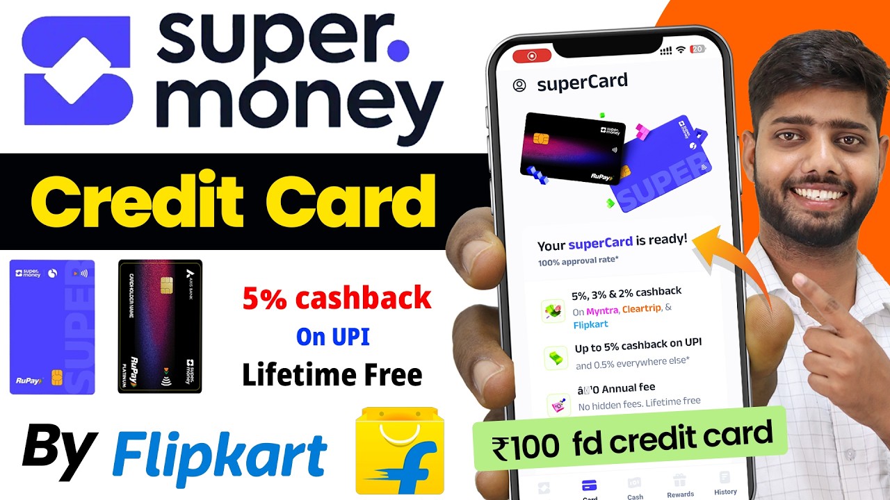 Super Money Credit Card || Flipkart SuperCard Credit Card | Apply for Super Card Credit Card