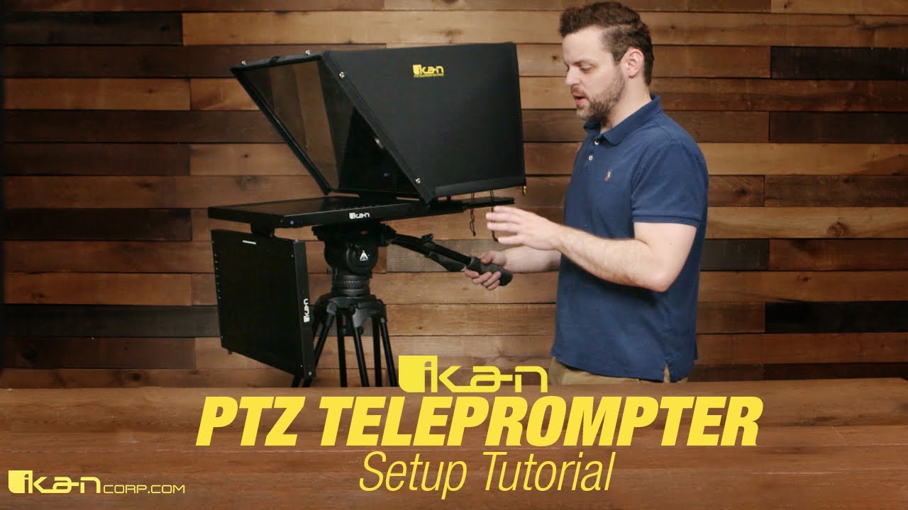 Ikan PTZ Teleprompter Setup Tutorial
