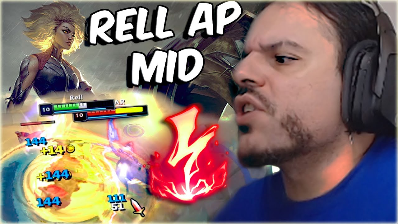 DANO INSANO DE RELL AP MID – Carregando… até acontecer isso... #rell #relllol #leagueoflegends