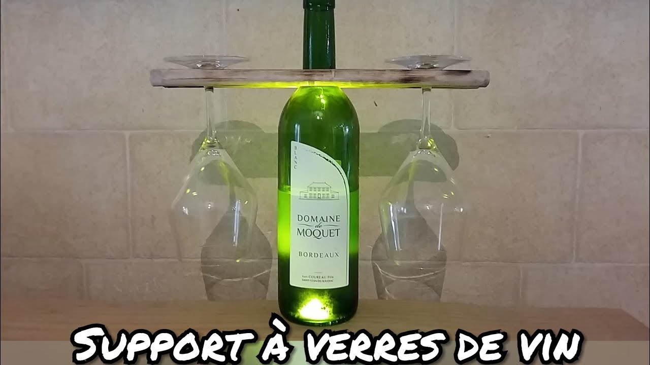 Comment faire support verre de vin en palette?