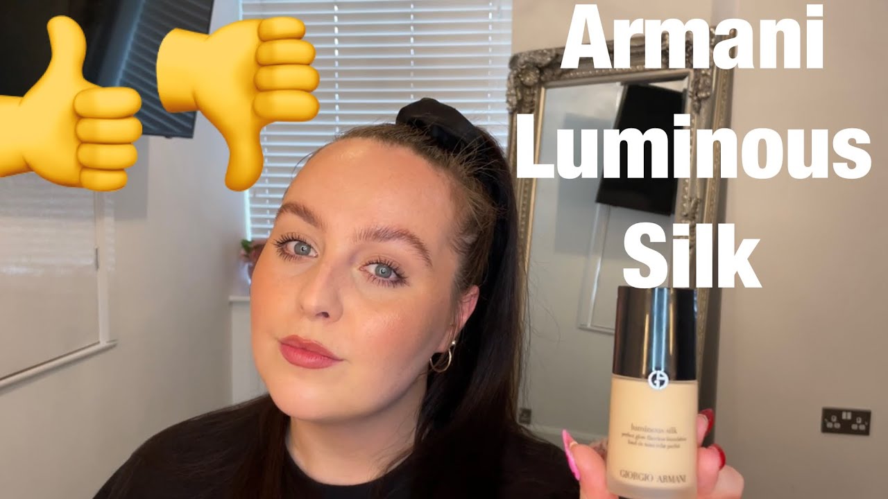 Giorgio Armani luminous silk foundation | application, wear test and review | shade 3