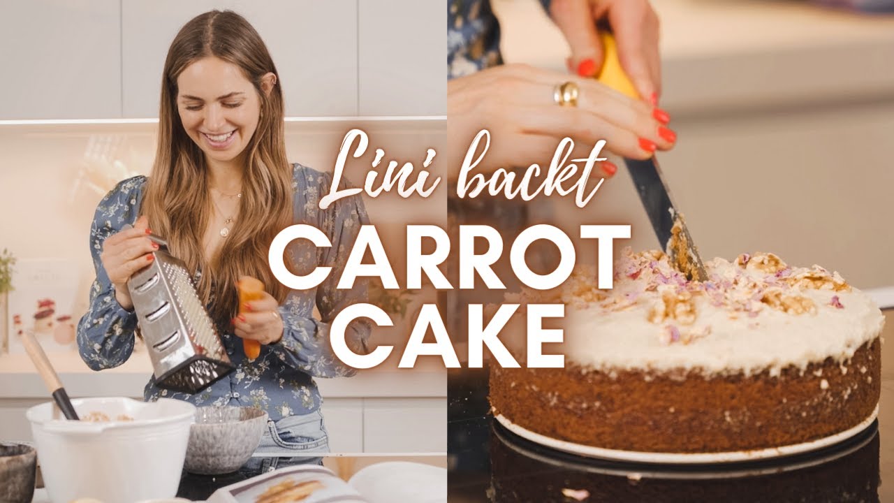 Saftiger veganer & glutenfreier Karottenkuchen | Lini's Bites
