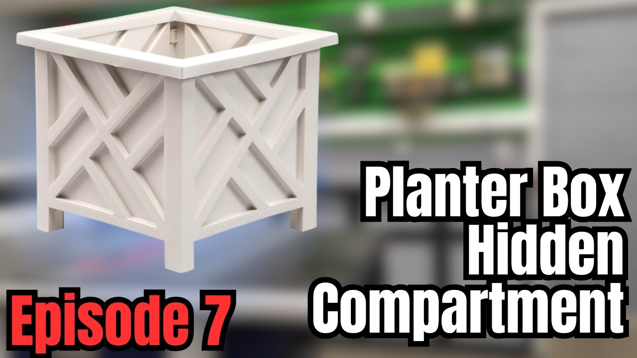 Building a SECRET Hidden Cooler Planter Box! (Full DIY Build)