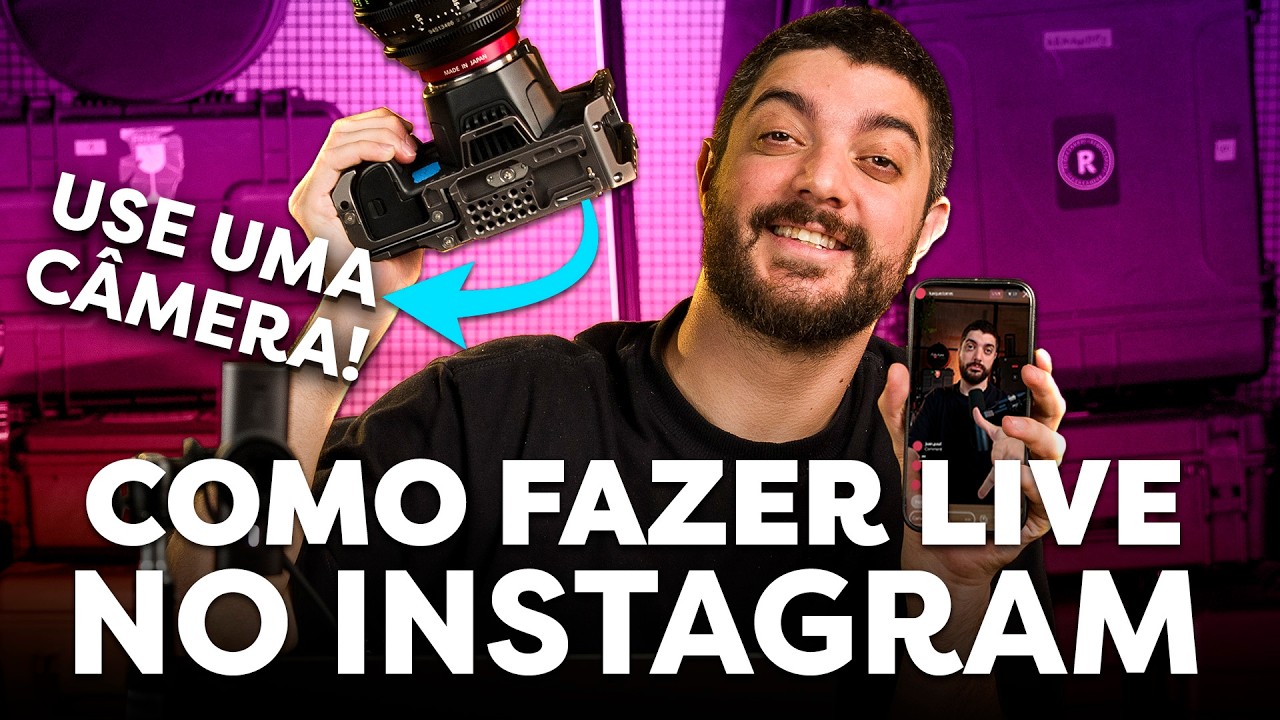 COMO FAZER LIVE NO INSTAGRAM COM CAMERA OU WEBCAM | TUTORIAL COMPLETO