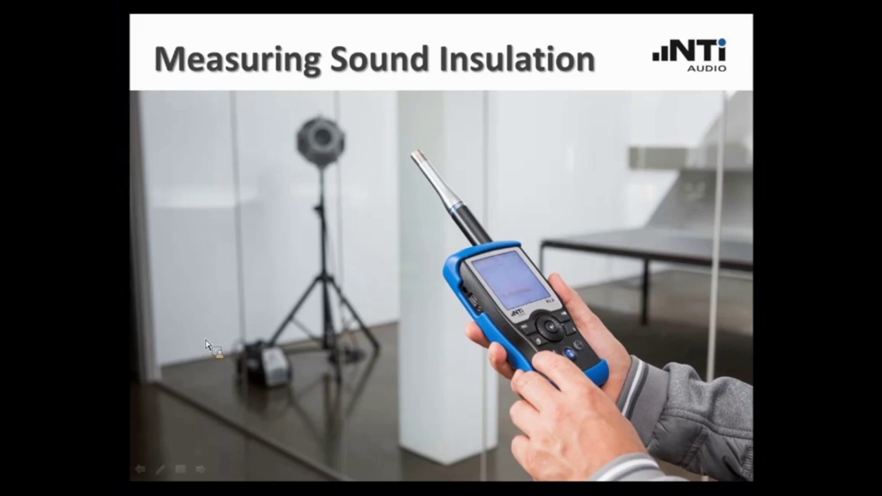 NTi Audio Webinar Measuring Sound Insulation