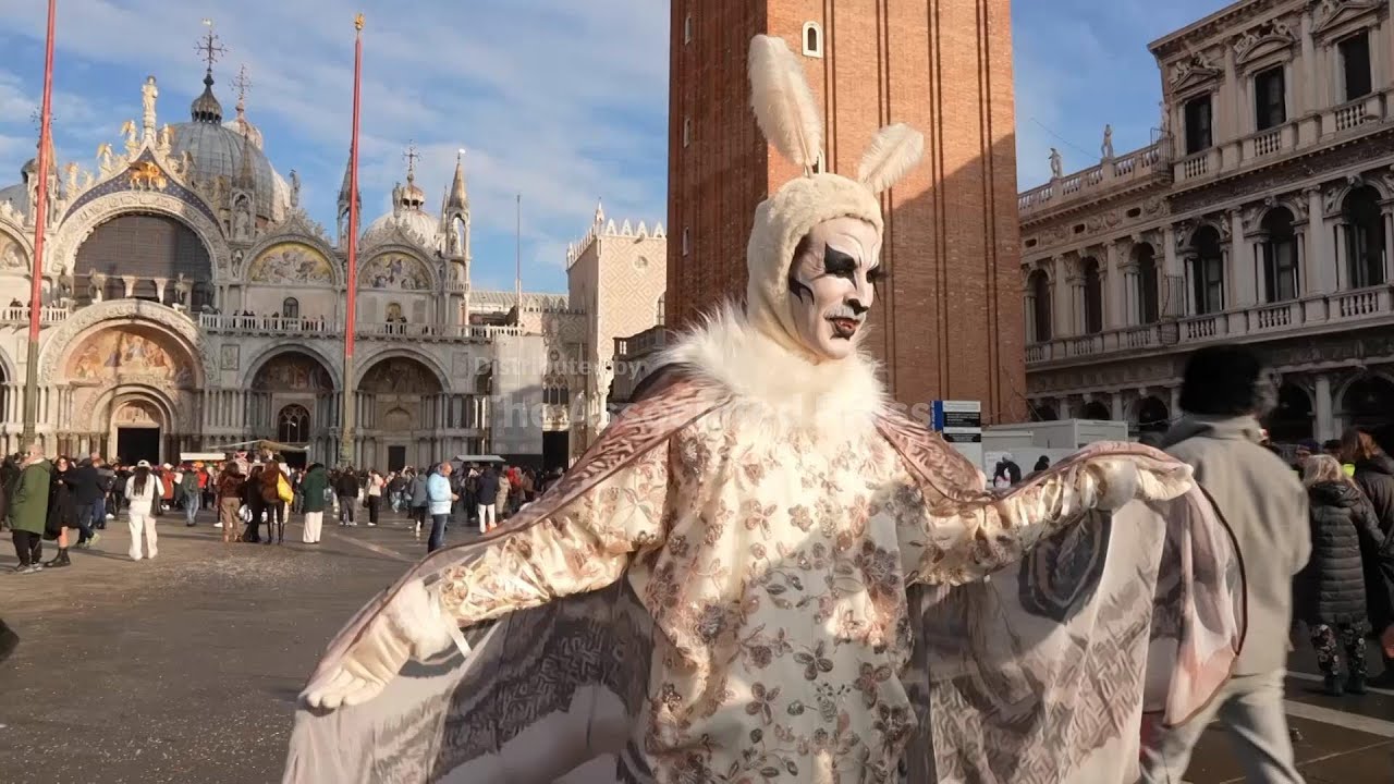 AP dispatch from the opening of the Venice carnival