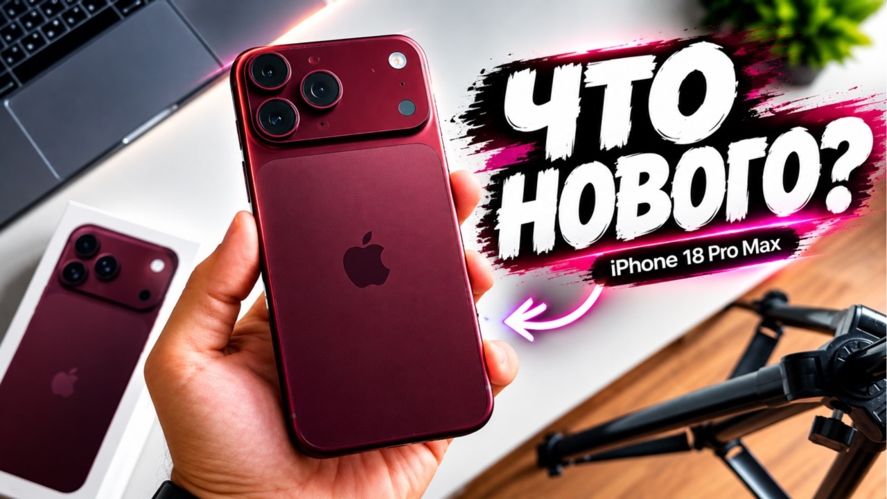 iPhone 18 Pro Max Burgundy - ПОЛНЫЙ ОБЗОР! Что изменилось и что нового?