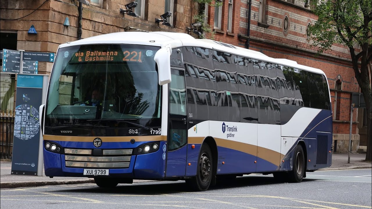 Translink Goldline: Volvo B8RLE Sunsundegui SB3 (1799) - Route: 218