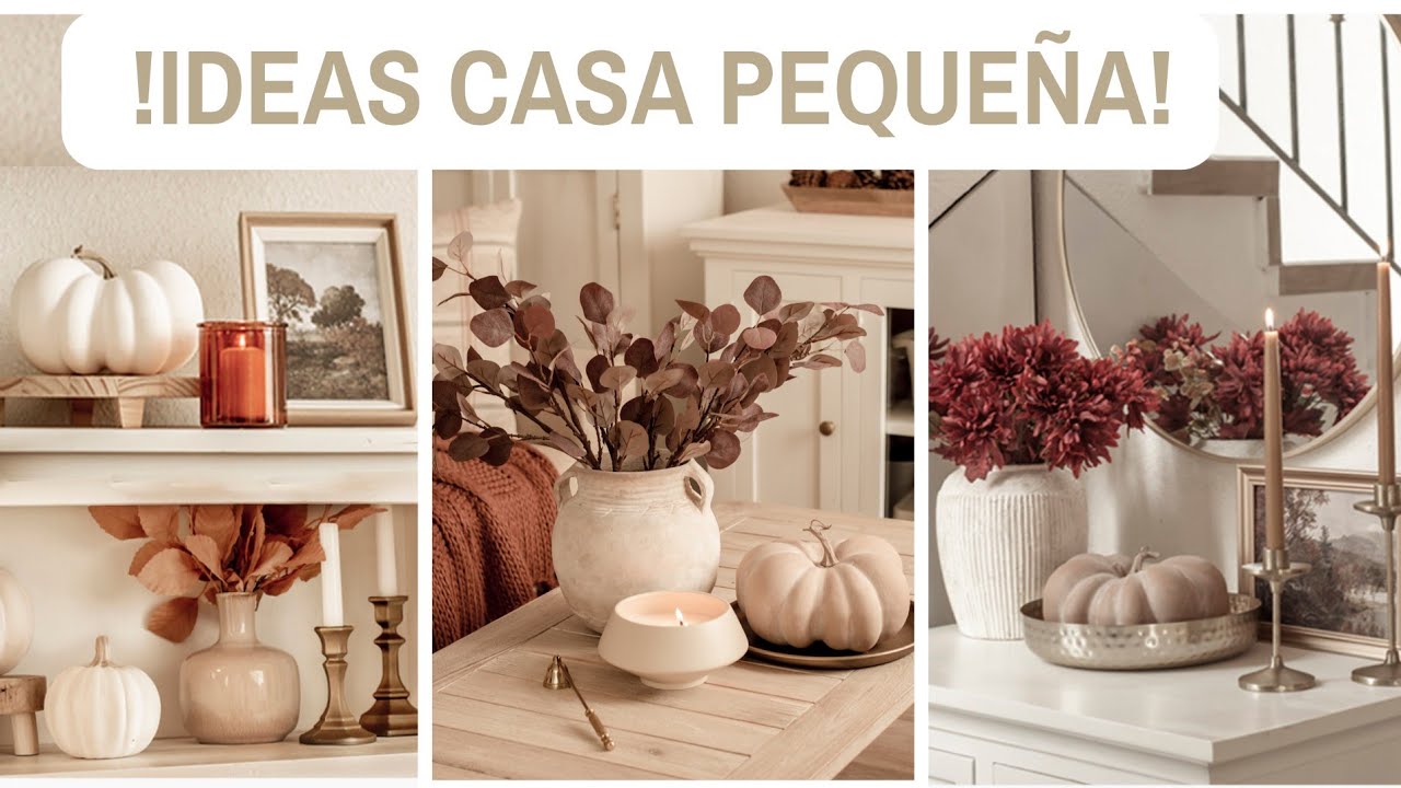 OTOÑO🍂¡NO IMAGINÉ que con TAN POCO DINERO mi Casa Podría Verse Así! 😱 ¡IDEAS RÁPIDAS y ELEGANTES 