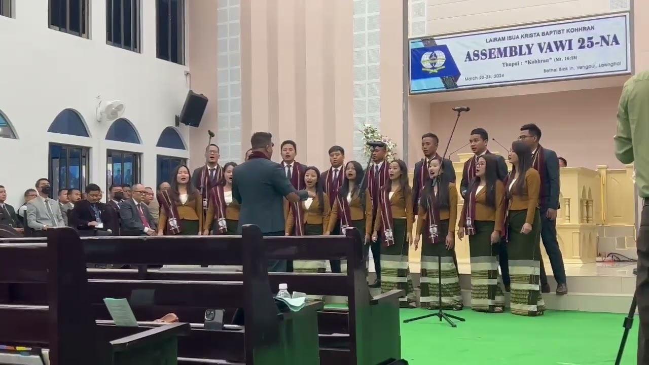 ECM ASSEMBLY CHOIR || Hi vulei chung ah hin (Live) LIKBK ASSEMBLY SILVER JUBILEE @ Vengpui Bethel