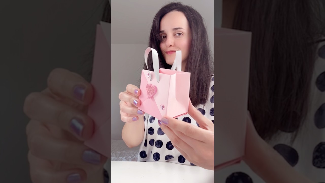 Creative No-Glue Paper Bag DIY🛍️ #shorts