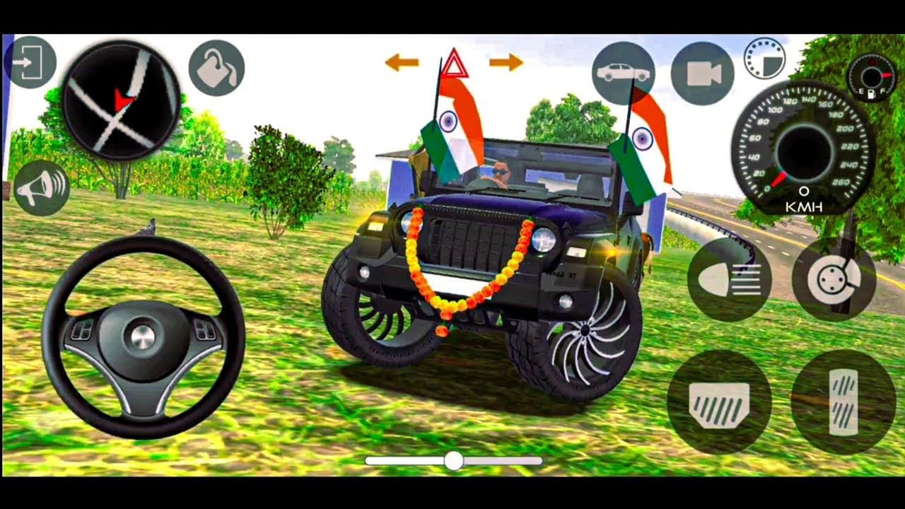 Modified Mahindra Thar😈Games:Indian Blue Thar (Gadi Wala Games) Car Game Android Game - #2025