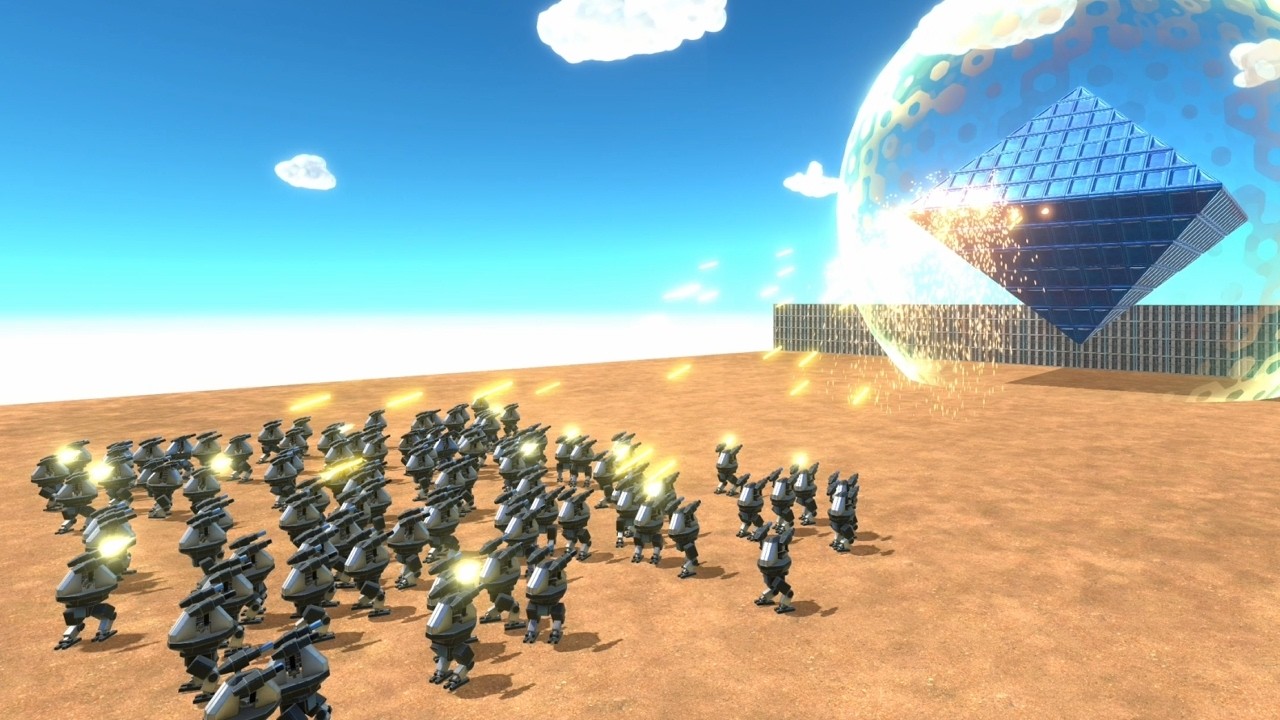 Ramiel vs Armies AOW Age Of Warbots