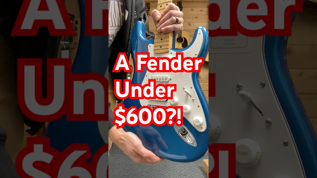 A Fender under $600?! The all new Standard series Stratocaster! #fenderguitars #fender #guitars