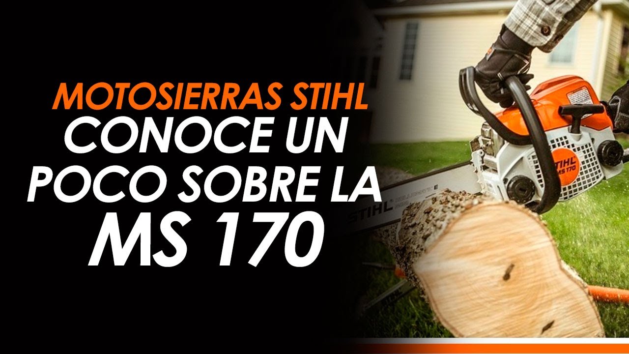 Te presentamos la Motosierra Stihl MS170