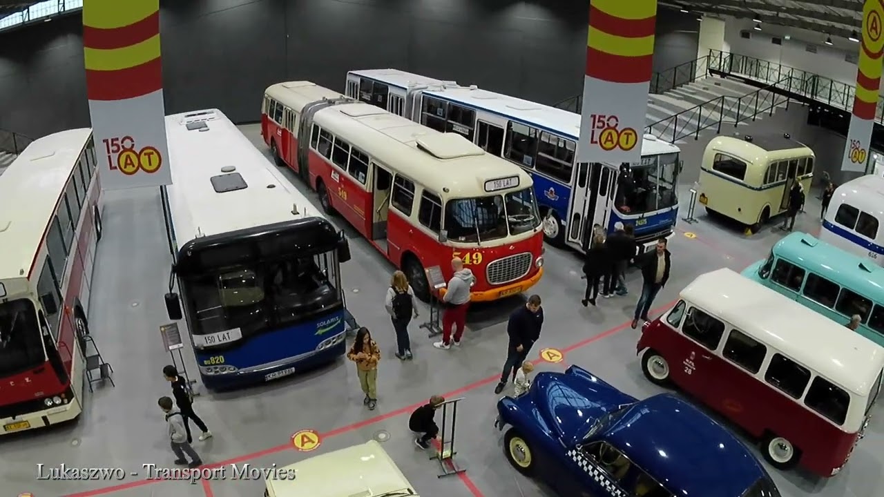 Wystawa autobusów z okazji 150-lecia komunikacji miejskiej w Krakowie