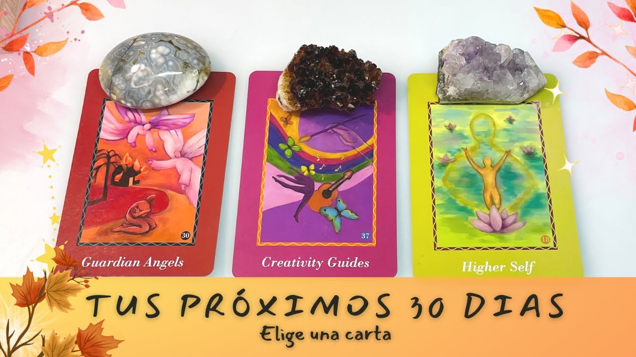 Tus Próximos 30 días - Elige una Carta ✨ Tarot Interactivo