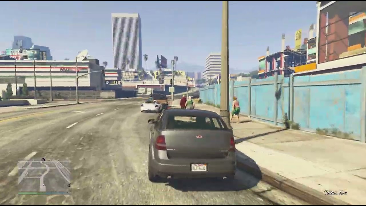 Two random spots.And how to make money quick in GTA.