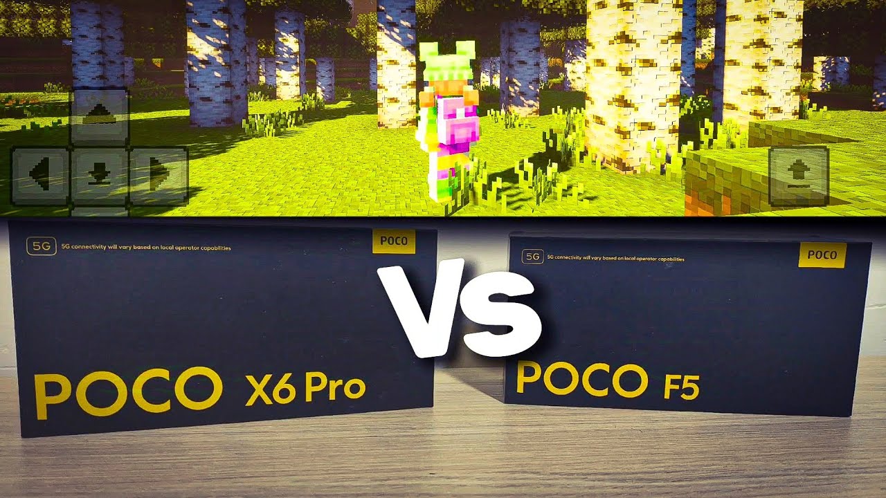 Poco x6 Pro Vs Poco F5 | MINECRAFT SHADERS Deferred