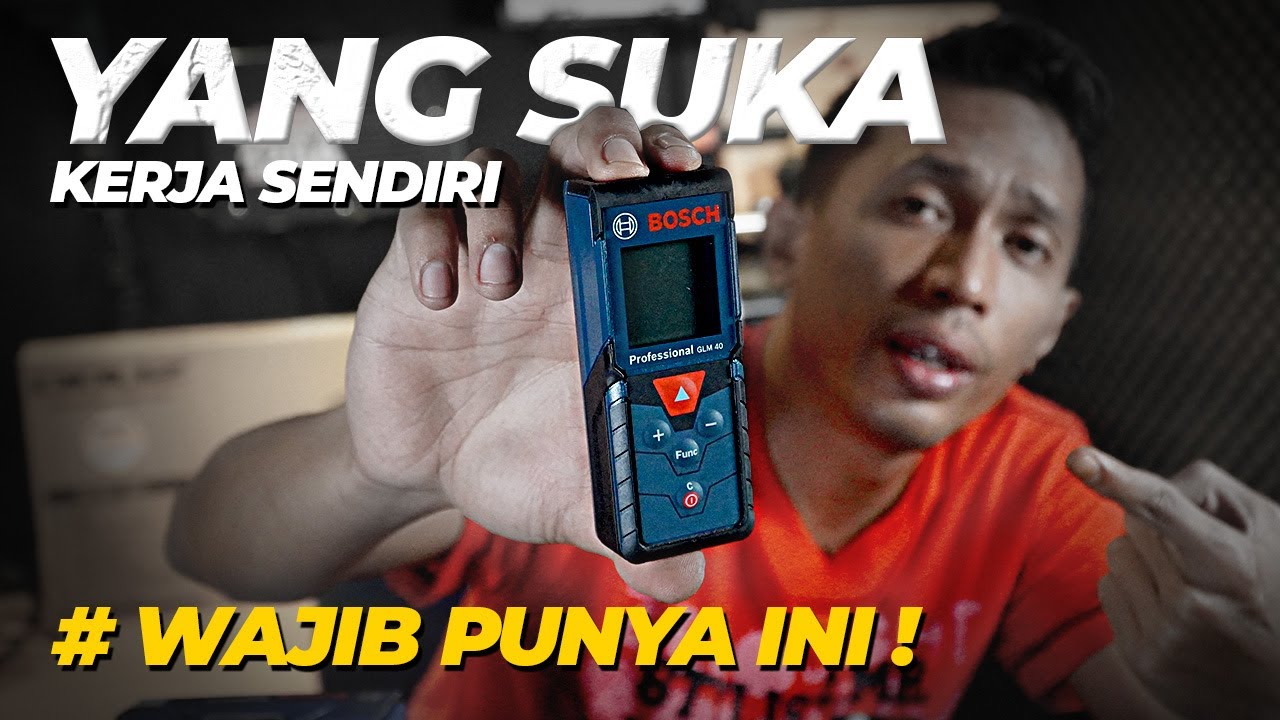 Bosch GLM 40 : Review Lengkap Meteran Laser Paling Akurat !