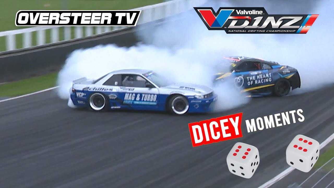 Dicey Moments! Drift Compilation (200kmh) from D1NZ R5 Pukekohe 2021