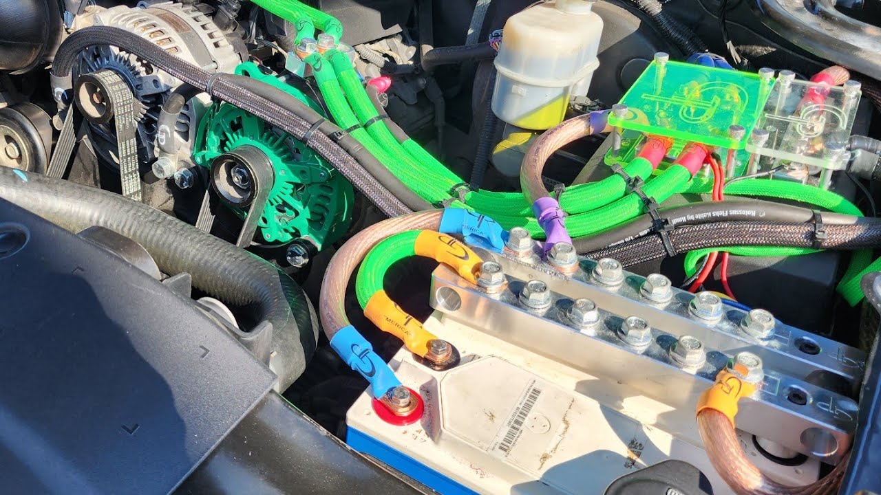 Big NorthStar AGM Batteries Under the hood!