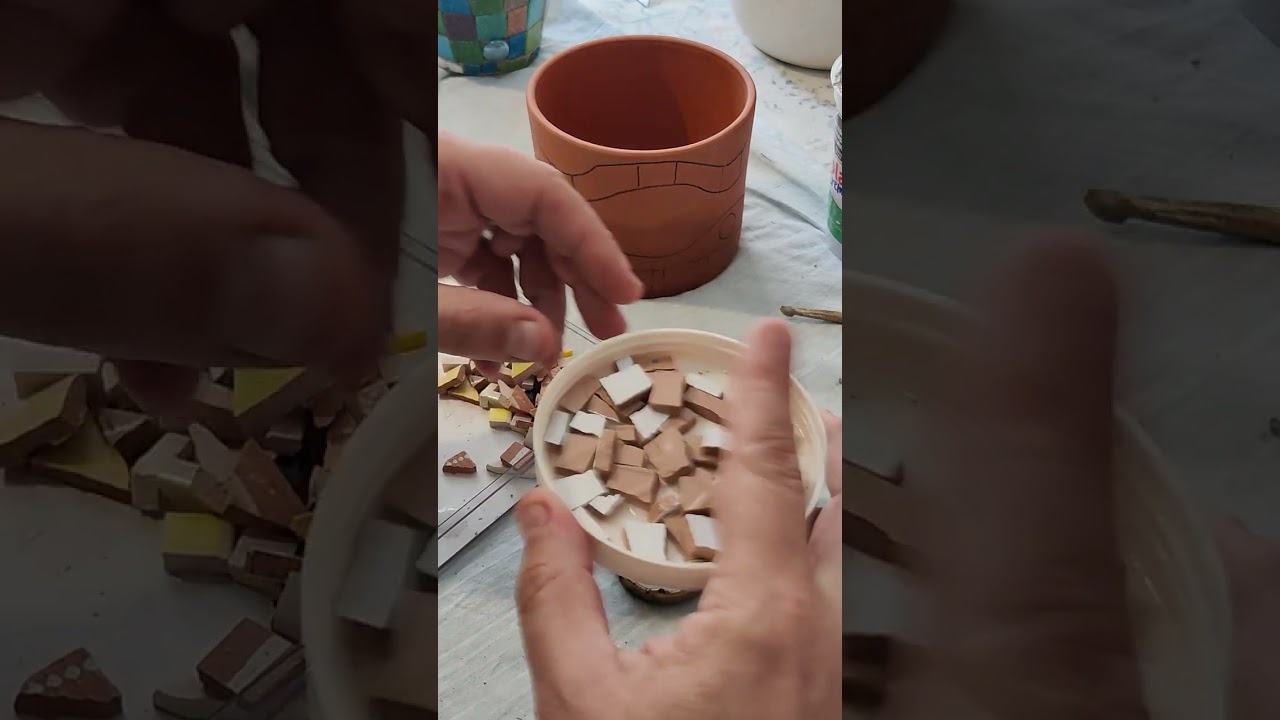 Ricardo Stefani te enseña a como hacer un Mosaico 3D sobre soporte de terracota. Parte 1