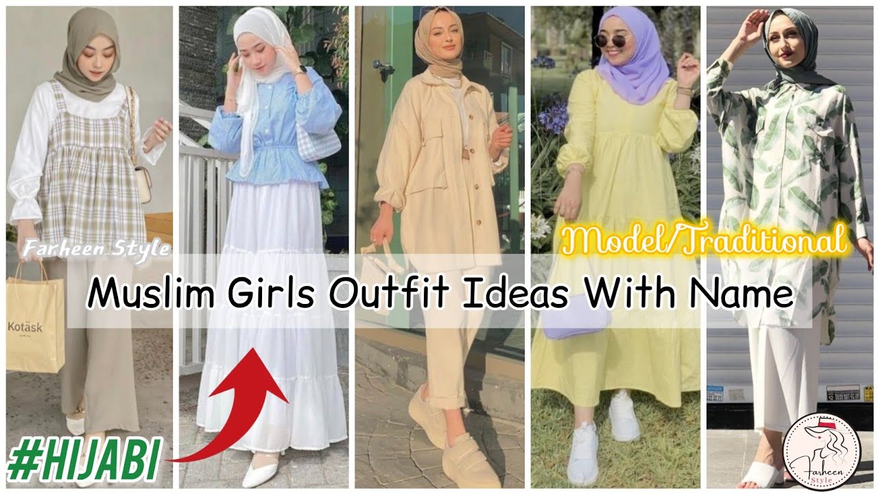 💯Muslim Girl Dress Style/muslim girl outfit ideas/hijab dress/muslim girl outfit name/korean hijab
