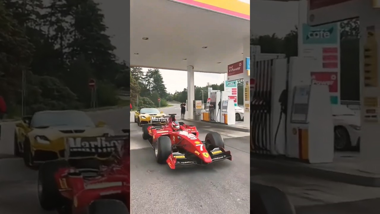 POV: F1 at the petrol station 😂🔊