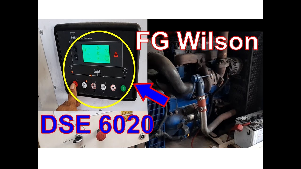 Reset Error Alarm pada Monitor Genset,DSE 6020 MKII