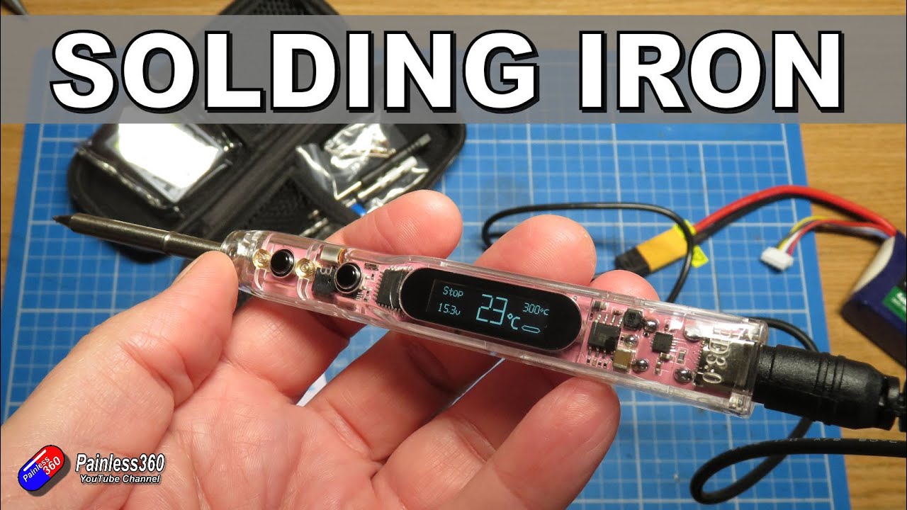 SEQURE SI012 Soldering Iron: LIPO powered wand that supports both T12 and TS tips!
