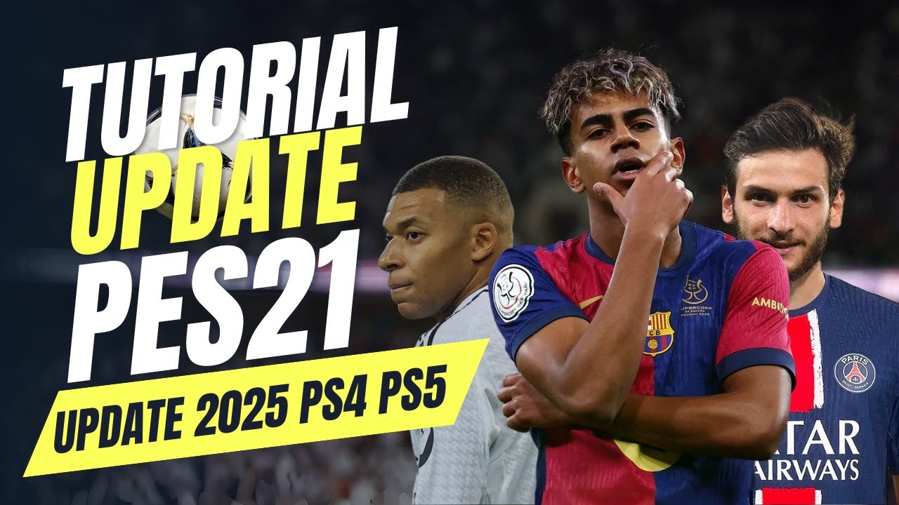 Tutorial Cara PES2021 Update 2025 Terbaru PS4 PS5