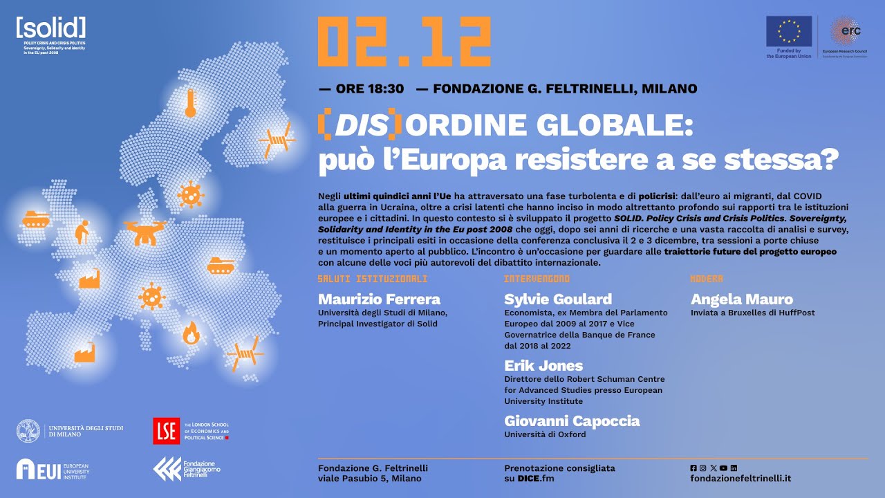 (Dis)ordine globale: può l'Europa resistere a se stessa?
