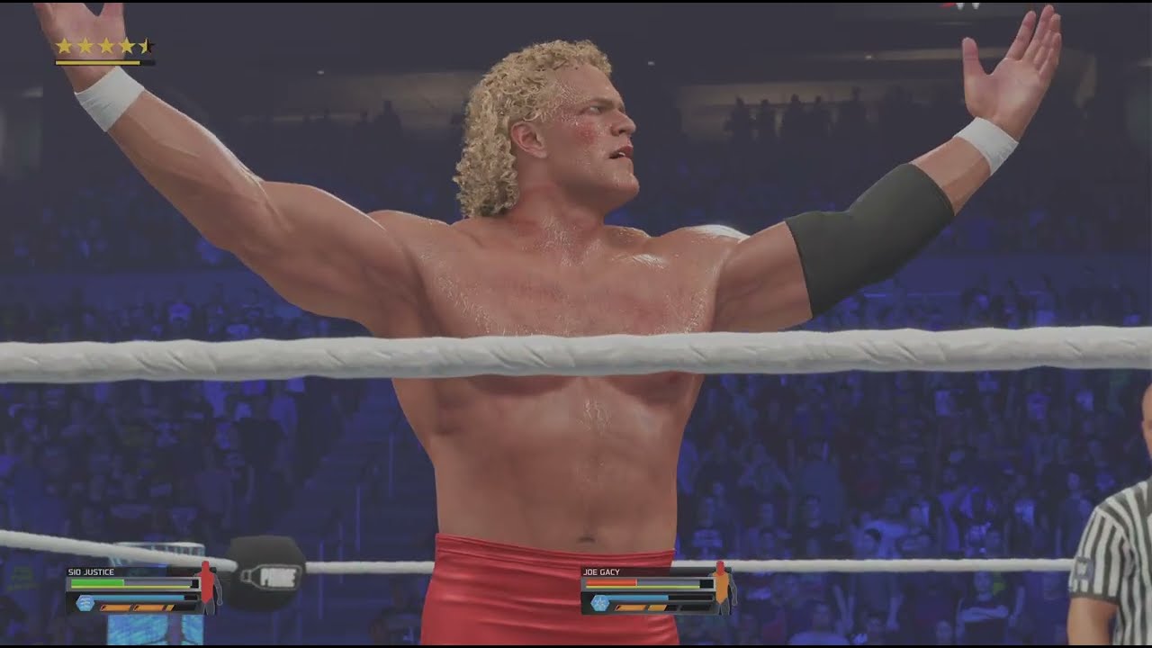 WWE 2K25 Sid Justice VS Wyatt Sics Gauntlet Turmoil