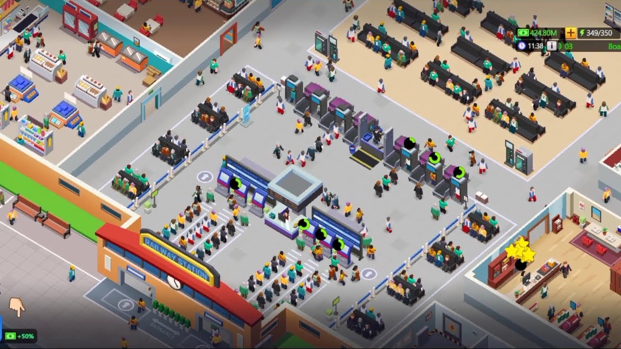 Idle Train Empire All Max Level & All Train Unlocked Gameplay