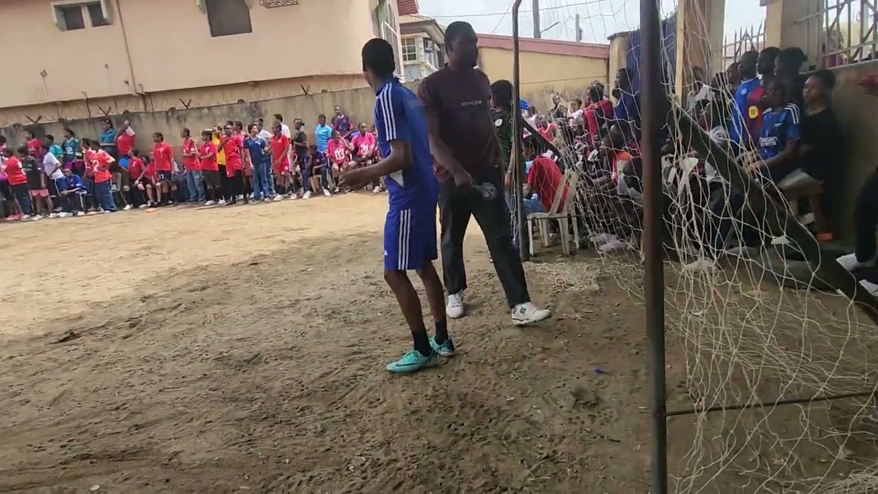 An amusing football moment when one of our teachers shouted God of SKS 